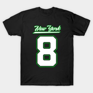 Aaron Rodgers New York Jets Jersey BLACK Shirt T-Shirt T-Shirt